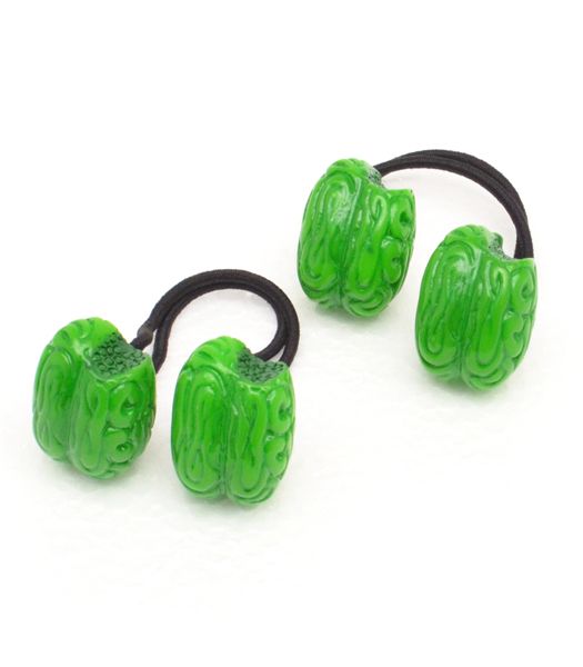 GREEN ZOMBIE BRAIN ヘアゴム