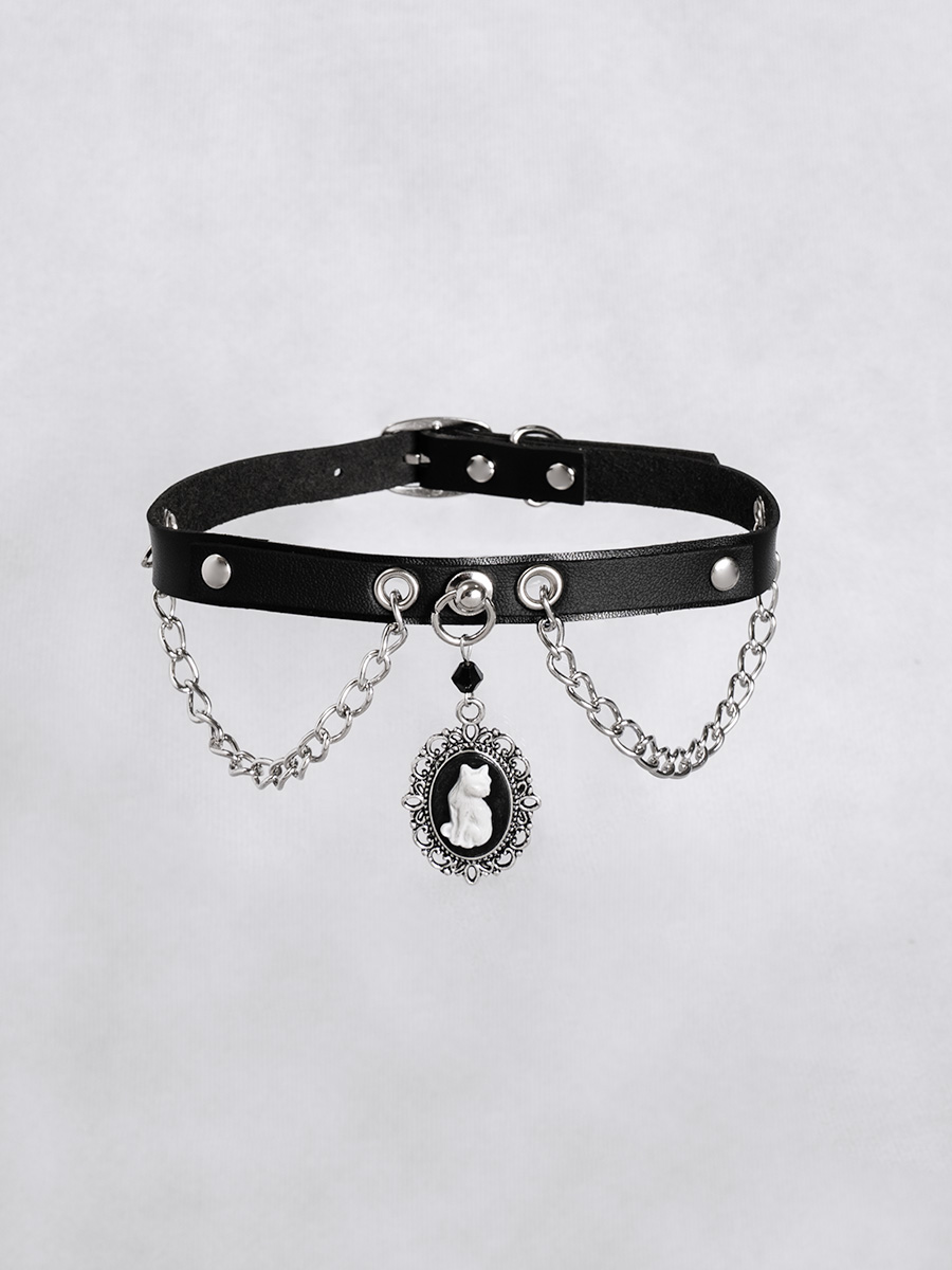 キャットカメオチョーカー