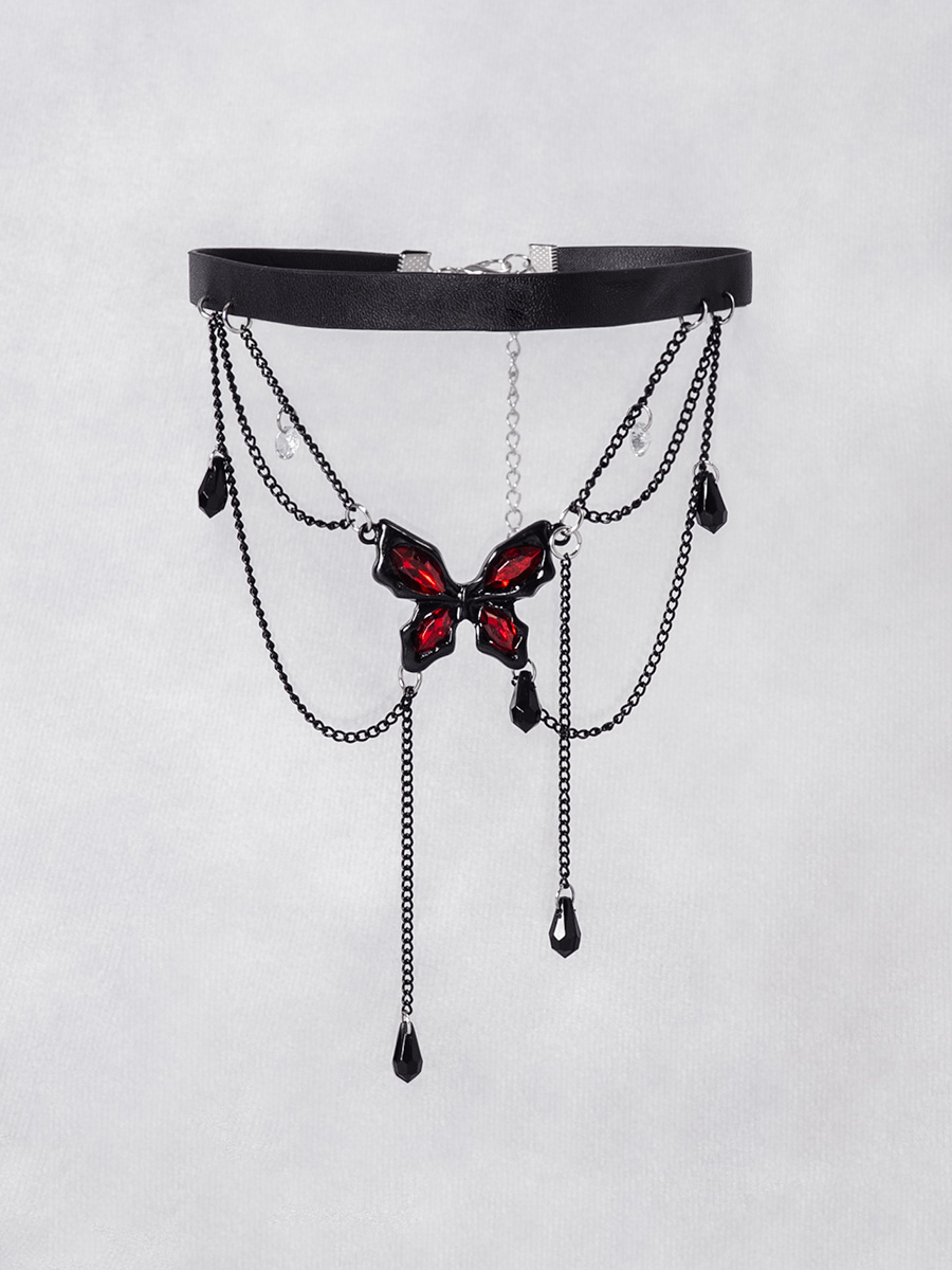 バタフライチェーンチョーカー