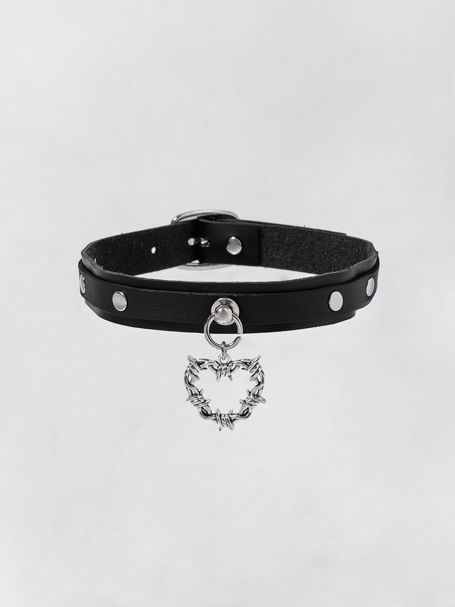 ワイヤーハートチョーカー