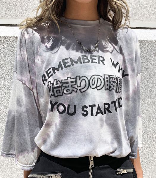 始まりの瞬間 タイダイ染めTシャツ