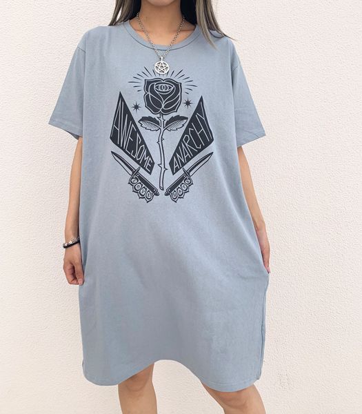 AWESOME ANARCHY BIG Tシャツワンピース