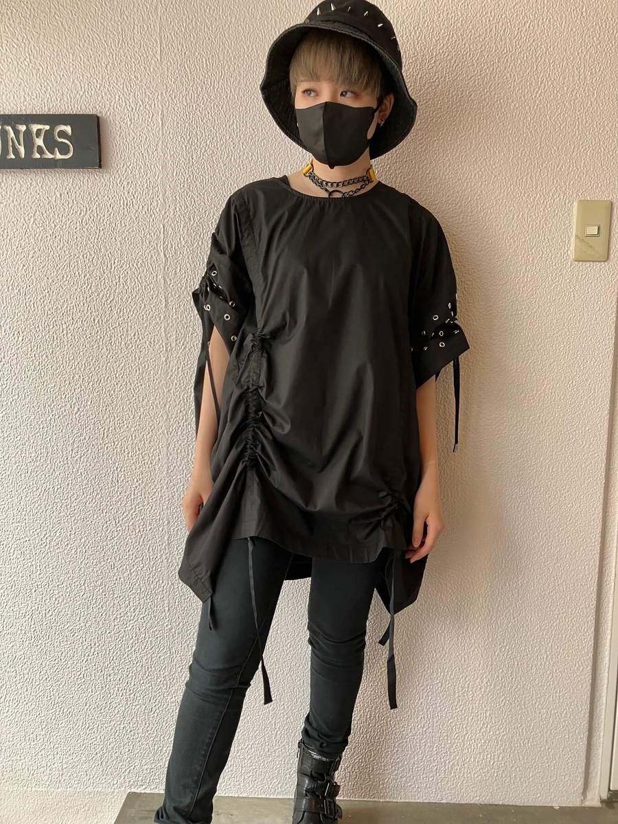 シャーリングTワンピ