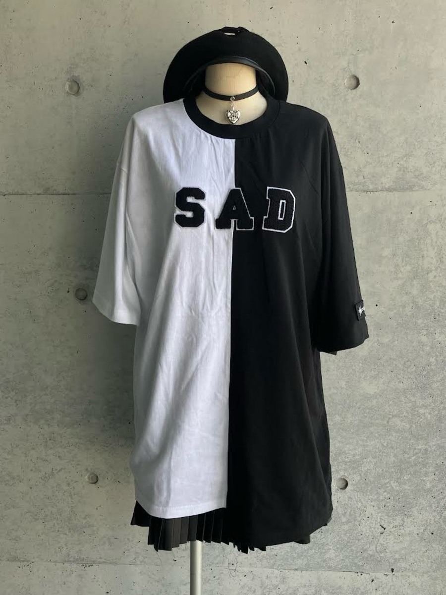 SADアシメTシャツ