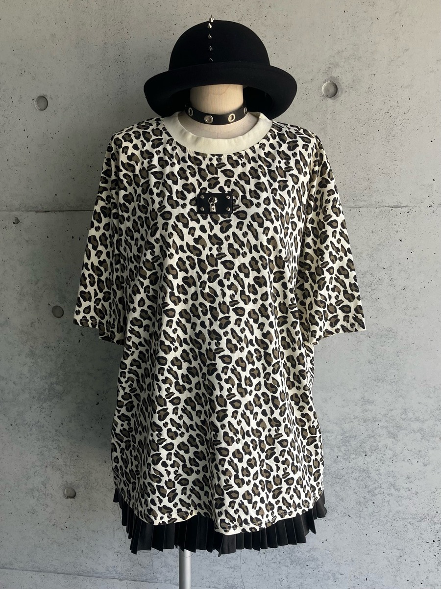 レオパードビッグTシャツ