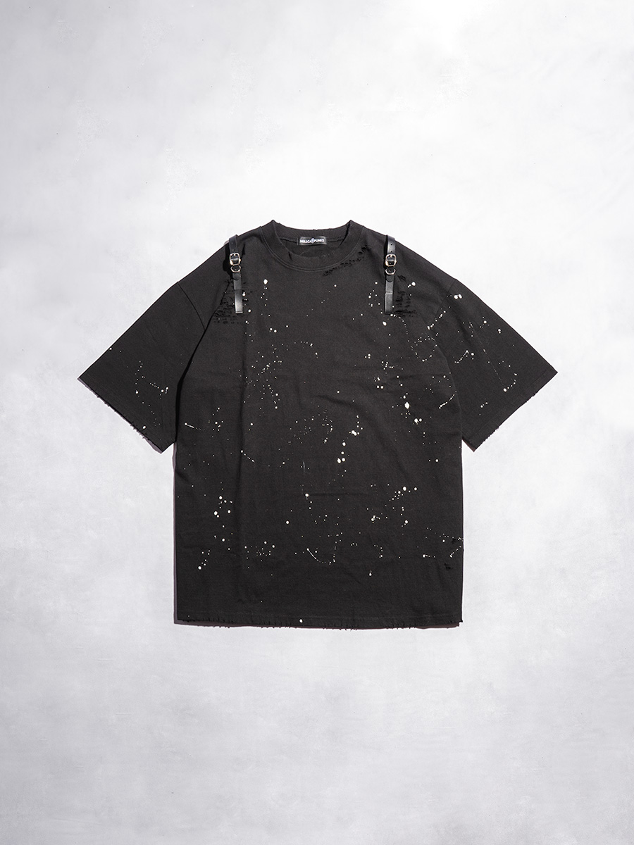 ダメージペイントTシャツ
