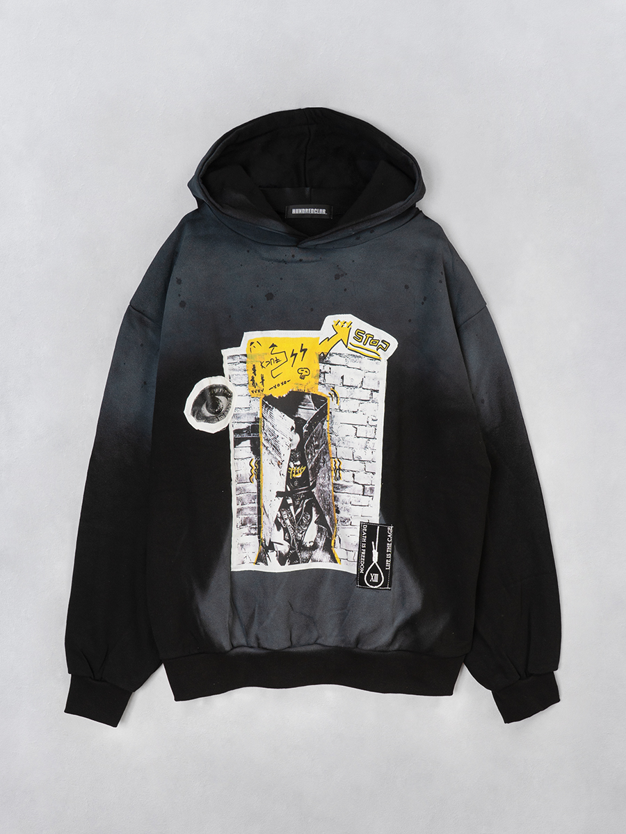 グラデーションフーディー