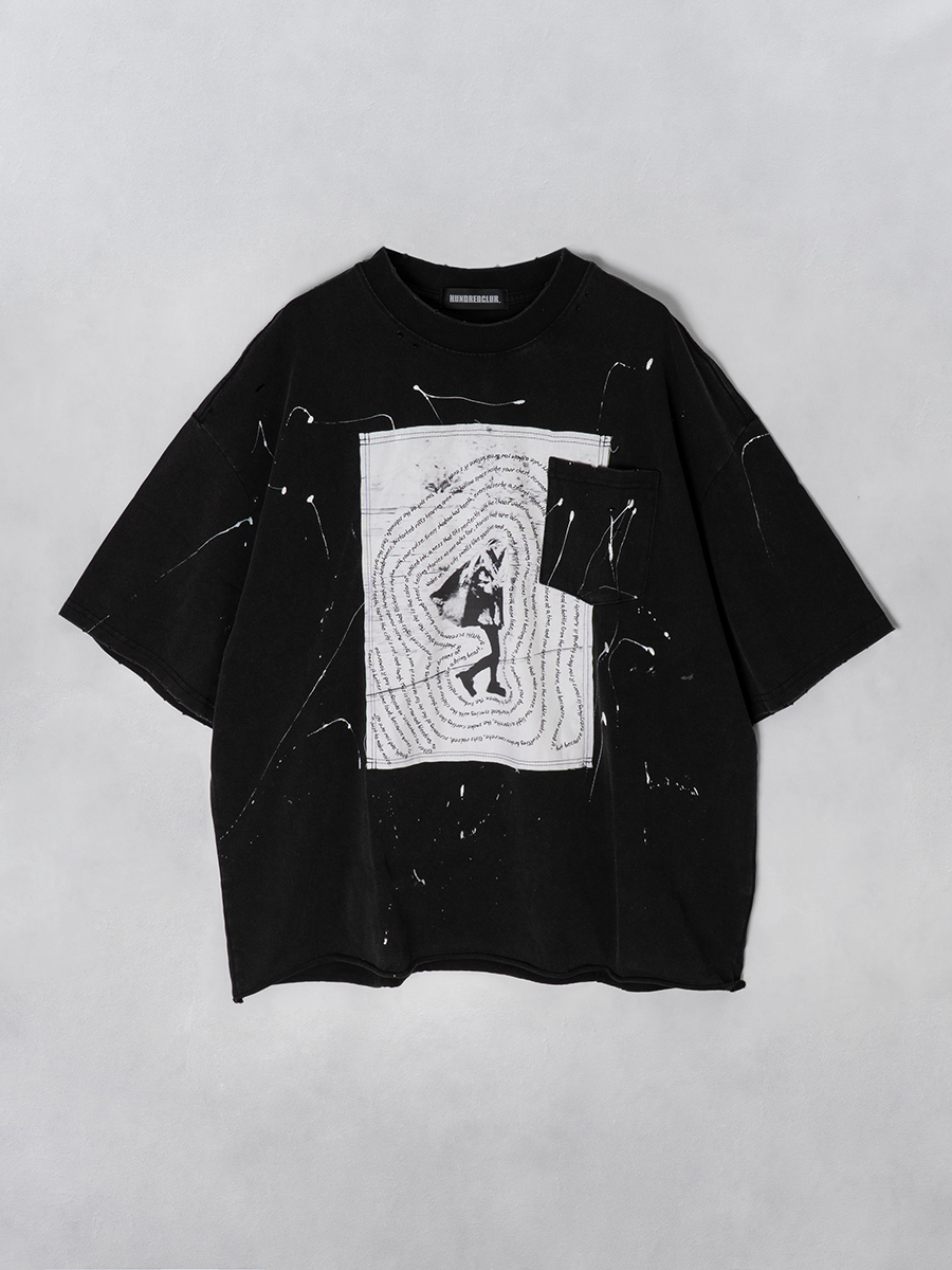 ペイントパッチTシャツ