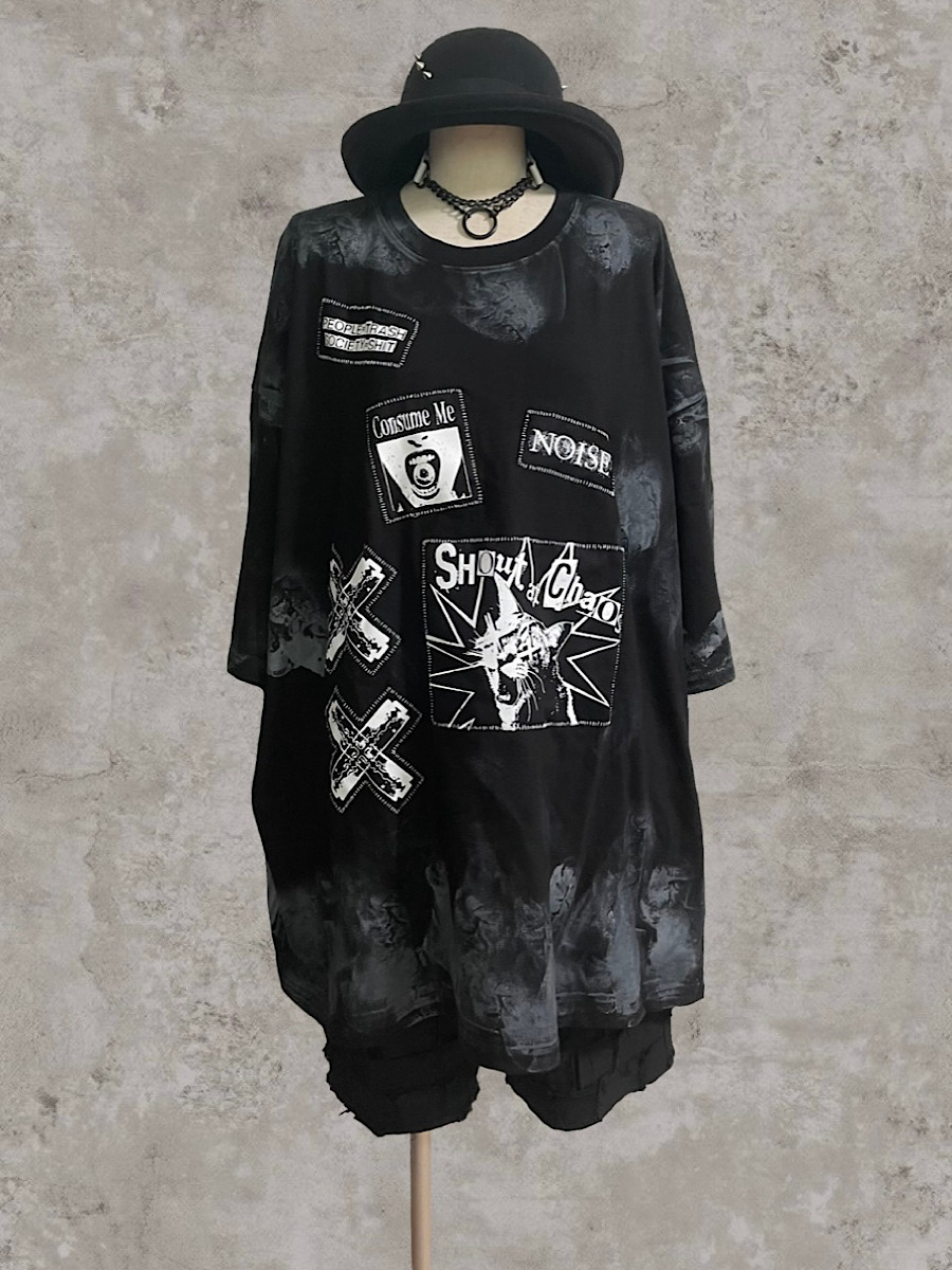 ハンドペイントビッグTシャツ