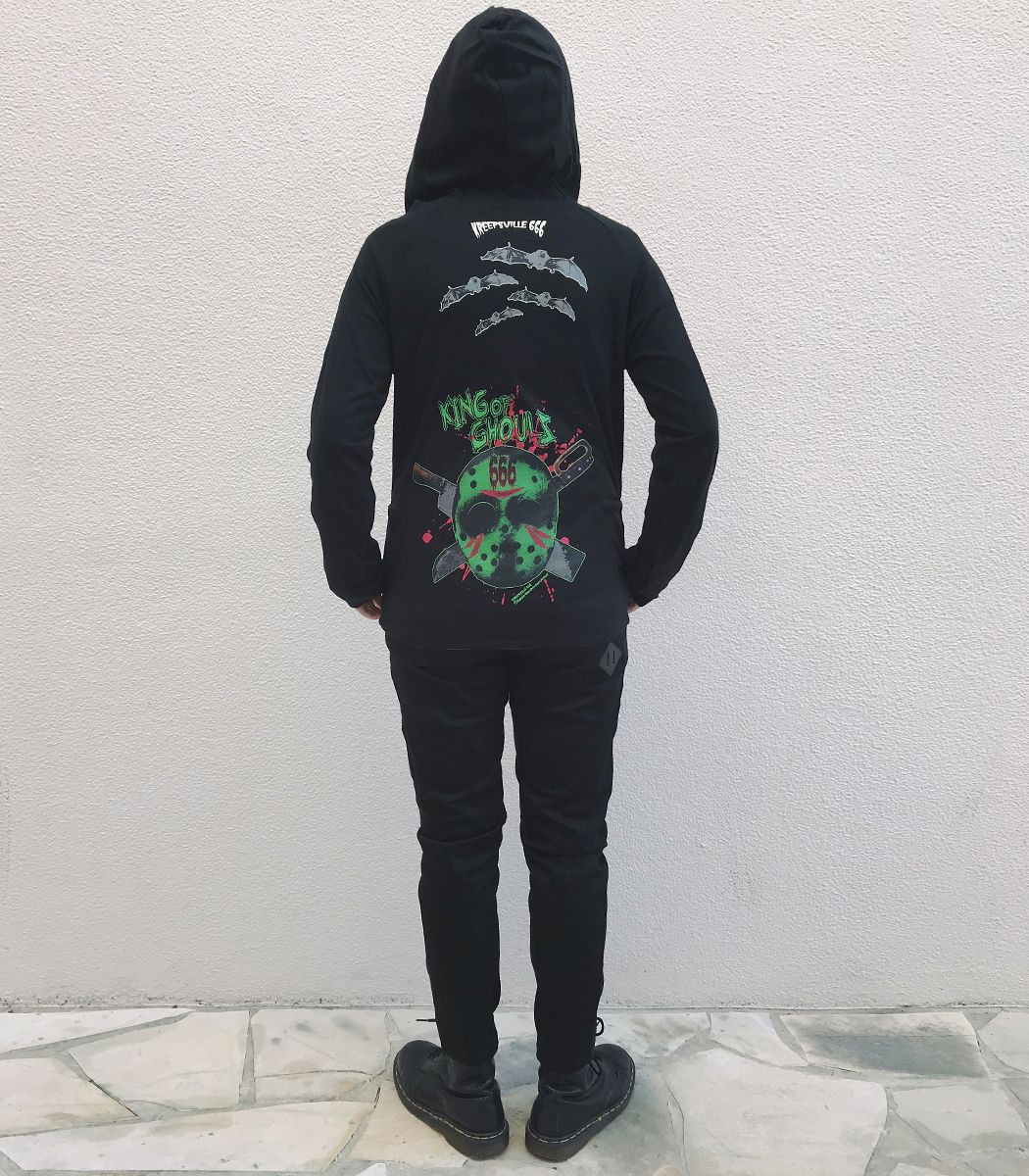 モデル身長162cm/着用サイズS/着用カラーBLACK/GREEN